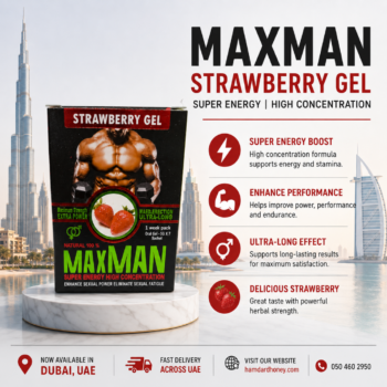 Maxman Strawberry Gel In Dubai
