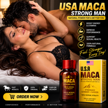 USA Maca Strong Man Capsules